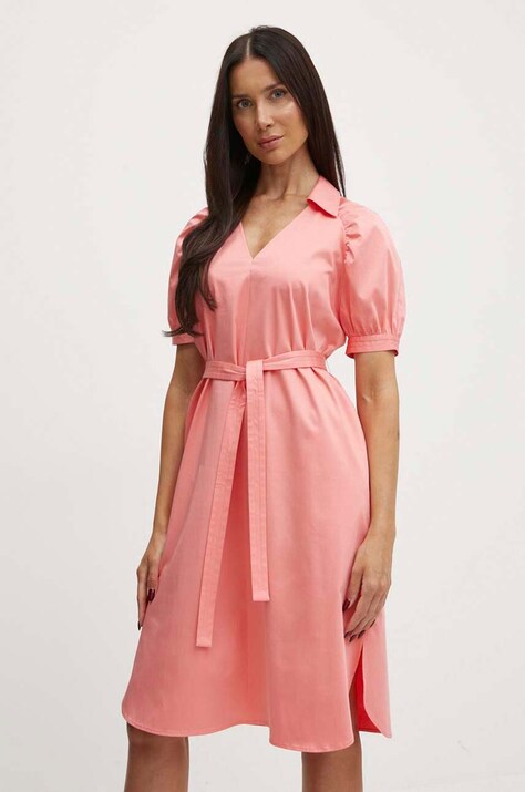 BOSS rochie culoarea violet, mini, evazată 50515778
