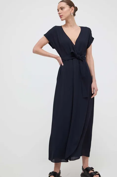 Armani Exchange ruha sötétkék, maxi, harang alakú