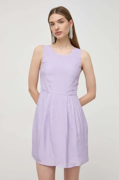 Armani Exchange rochie culoarea violet, mini, mulata, 3DYA66 YN9RZ