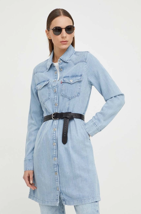 Levi's rochie jeans mini, drept