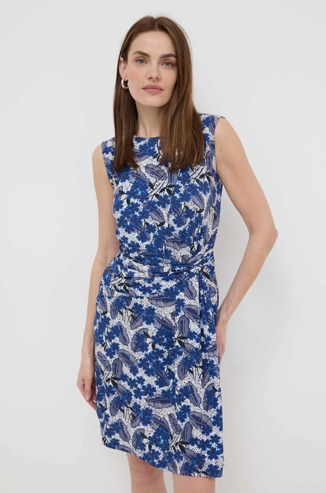 Weekend Max Mara rochie culoarea bleumarin, mini, evazați 2415620000000