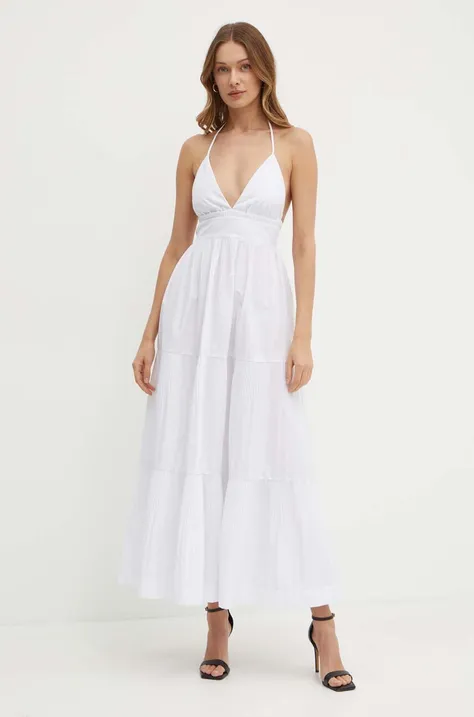 Φόρεμα Patrizia Pepe χρώμα: άσπρο, 2A2776 A399