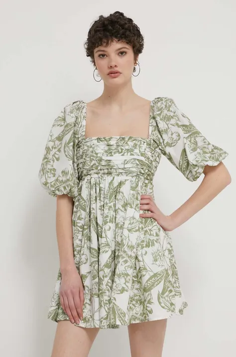 Φόρεμα Abercrombie & Fitch χρώμα: πράσινο
