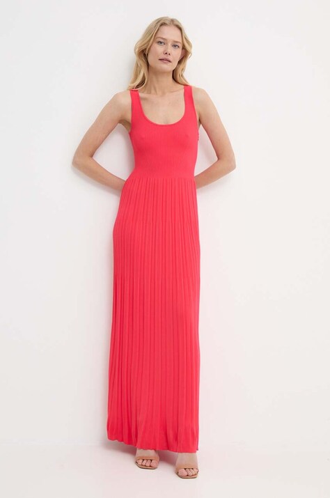 MICHAEL Michael Kors rochie culoarea portocaliu, maxi, evazată
