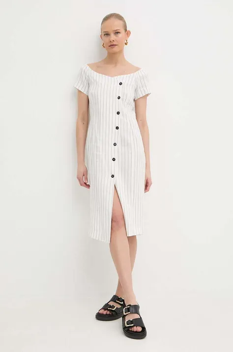 Φόρεμα Marella χρώμα: άσπρο, 2413221012200