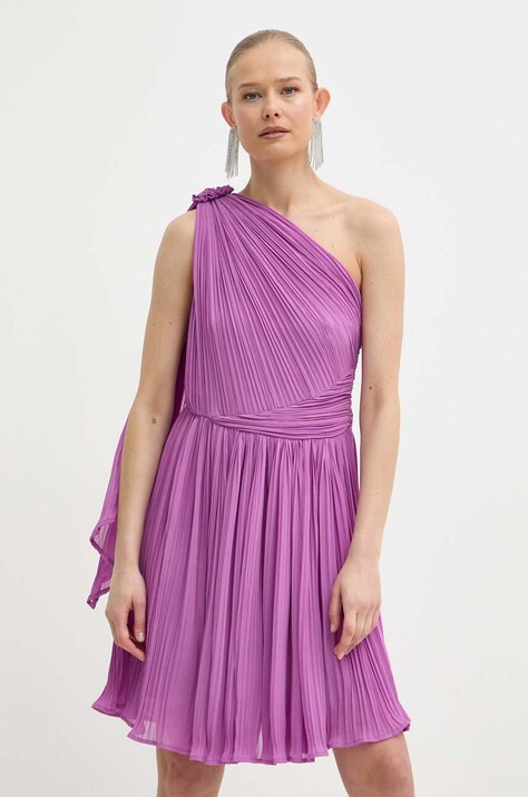 Marella rochie culoarea violet, mini, evazată, 2413221102200