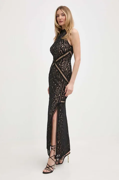 Платье Guess LIZA цвет чёрный maxi облегающее W4GK20 KC760