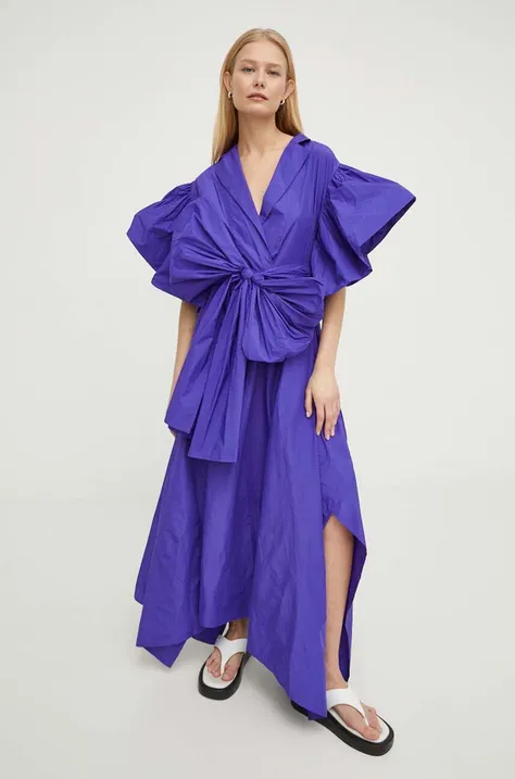 Φόρεμα MMC STUDIO χρώμα: μοβ