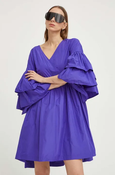 Φόρεμα MMC STUDIO χρώμα: μοβ