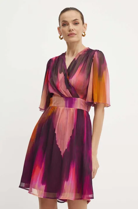 Morgan sukienka RLULO.F kolor fioletowy mini rozkloszowana RLULO.F