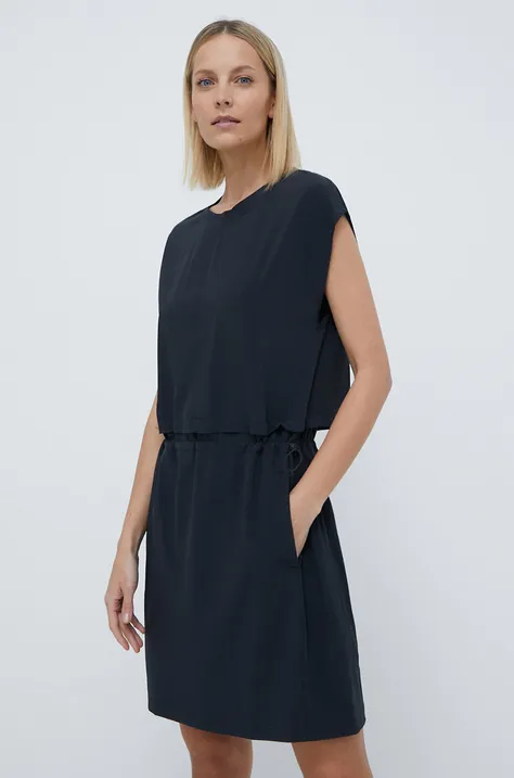 Šaty Columbia Boundless Beauty čierna farba, mini, rovný strih, 2073001