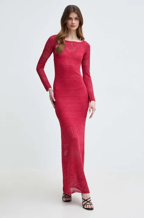 Marciano Guess ruha HYDRA piros, maxi, egyenes, 4GGK06 5811Z