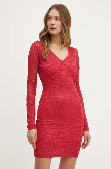 Marciano Guess rochie HYDRA culoarea rosu, mini, drept, 4GGK05 5811Z
