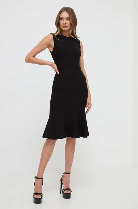 Marciano Guess sukienka ALBA kolor czarny mini dopasowana 4GGK33 6869Z