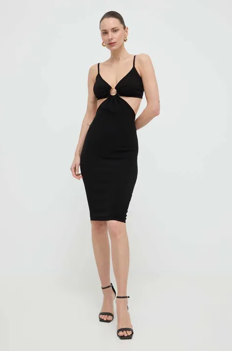 Платье Elisabetta Franchi цвет чёрный mini облегающая