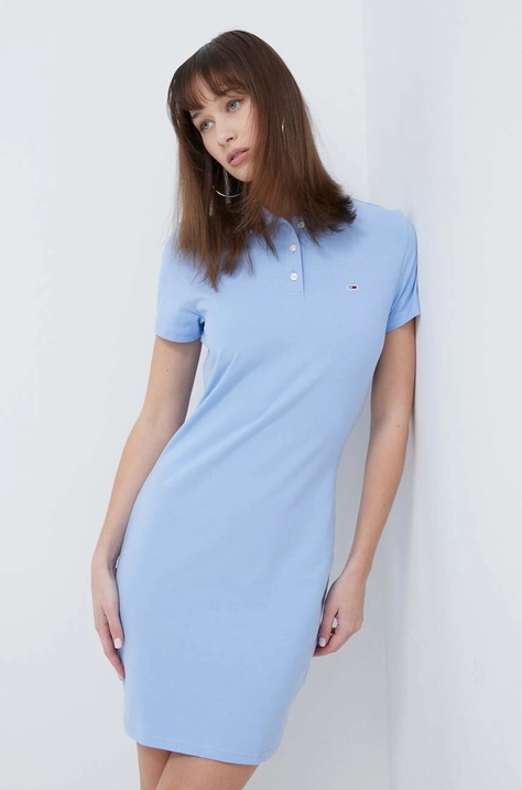 Tommy Jeans rochie mini, mulată DW0DW18146