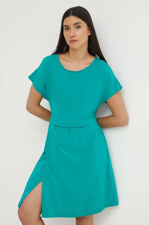 Max Mara Beachwear sukienka plażowa kolor zielony 2416621019600