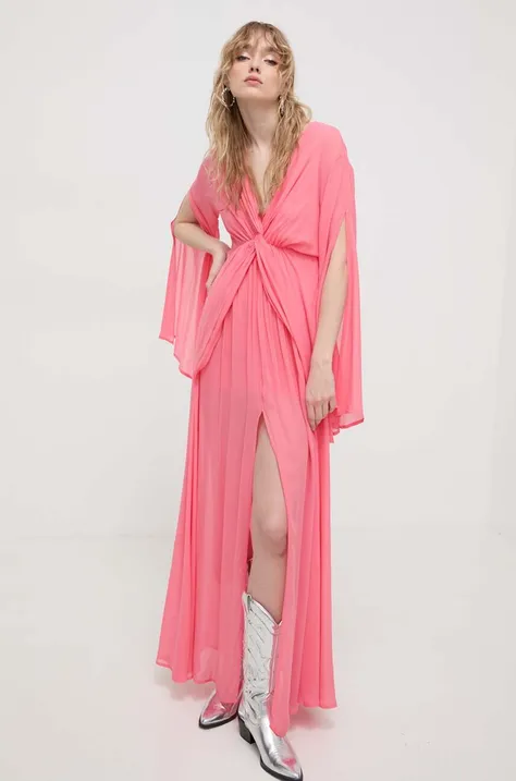 Сукня Aniye By колір рожевий maxi розкльошена