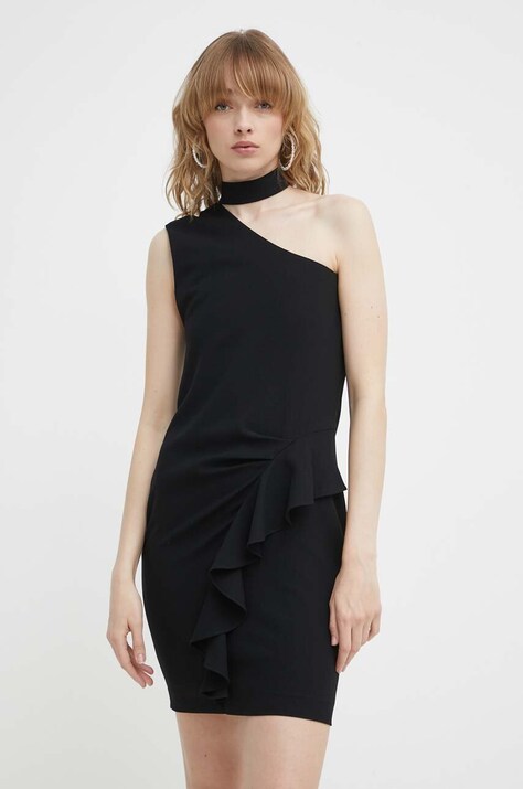 IRO rochie culoarea negru, mini, dreaptă