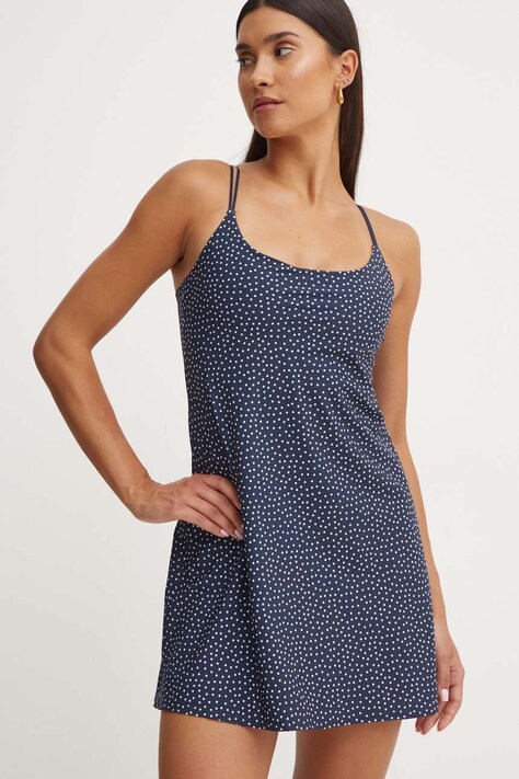 Abercrombie & Fitch rochie de plaja culoarea bleumarin