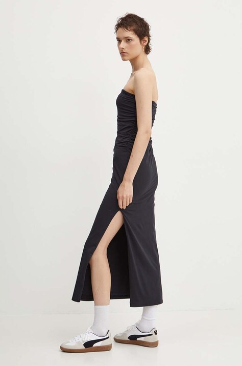 Abercrombie & Fitch rochie culoarea negru, maxi, mulată