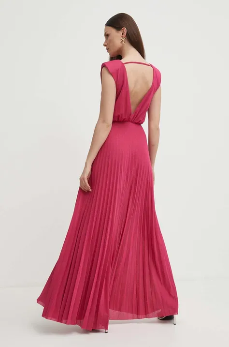 Платье Artigli цвет розовый maxi расклешённое AA38136