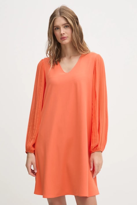 Joseph Ribkoff rochie culoarea portocaliu, mini, dreaptă, 242022