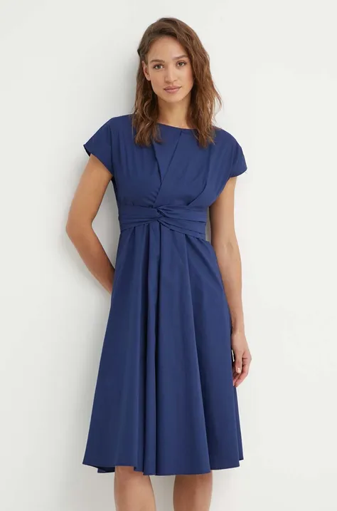 Платье Artigli цвет синий mini расклешённое AA38366