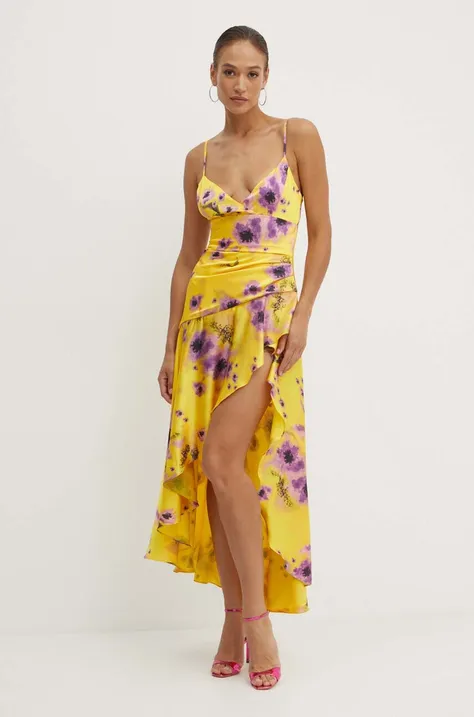 Φόρεμα Bardot SORELLA χρώμα: κίτρινο, 59068DB2