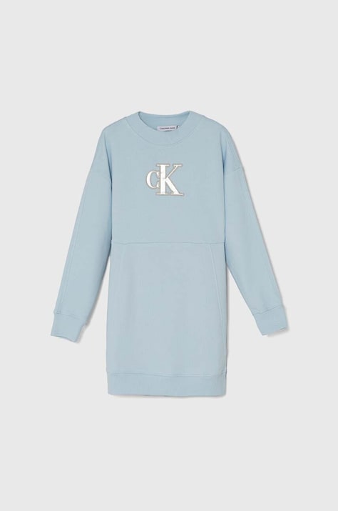 Calvin Klein Jeans vestito bambina colore blu