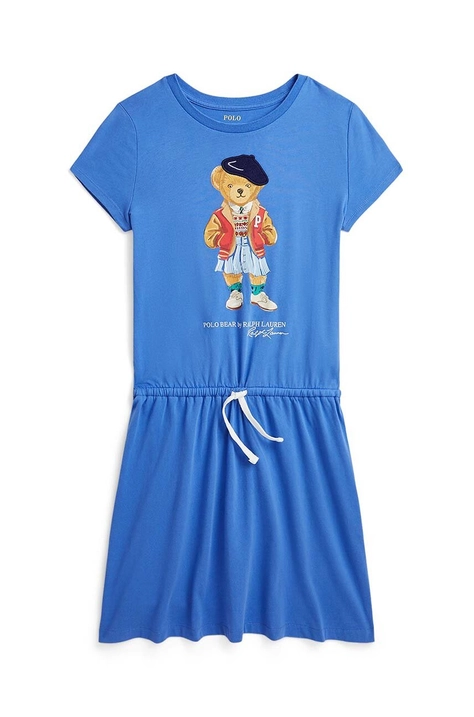 Polo Ralph Lauren rochie din bumbac pentru copii mini, evazati