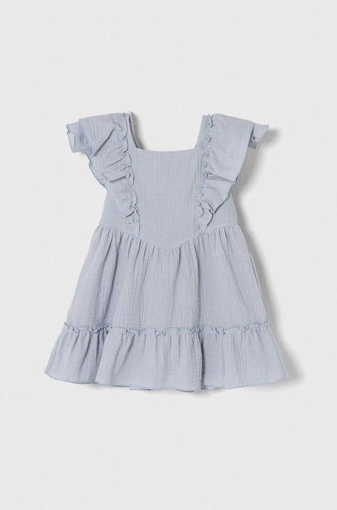 Jamiks vestito di cotone bambina colore blu