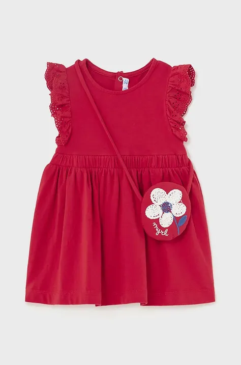 Платье для младенцев Mayoral цвет красный mini расклешённая