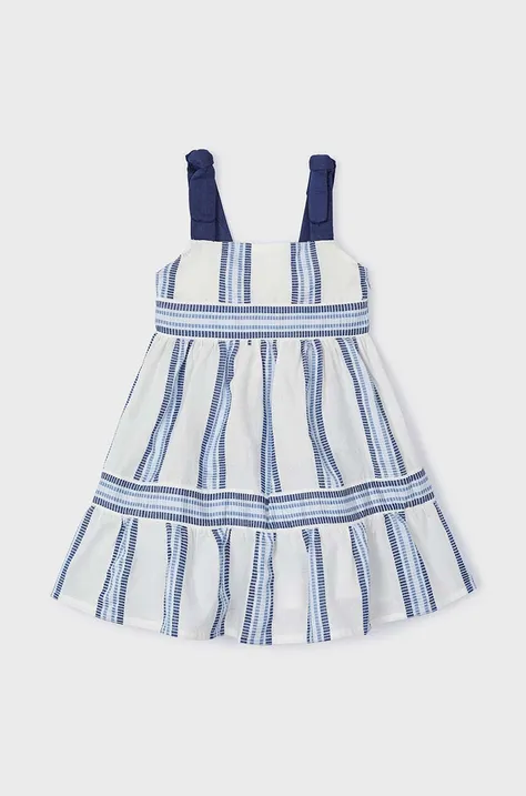 Детское платье Mayoral цвет синий mini расклешённая