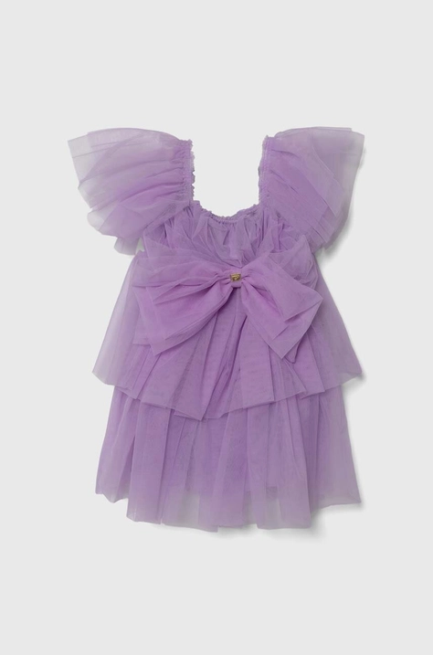 Pinko Up vestito bambina colore violetto