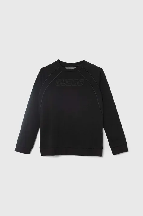 Otroški pulover Guess črna barva