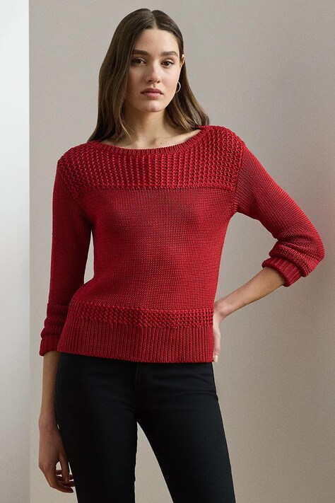 Lauren Ralph Lauren maglione donna colore beige