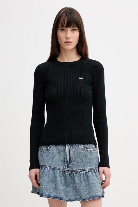 Levi's sweter damski kolor czarny A0719