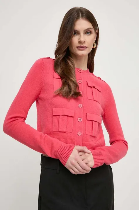 MAX&Co. kardigan damski kolor różowy