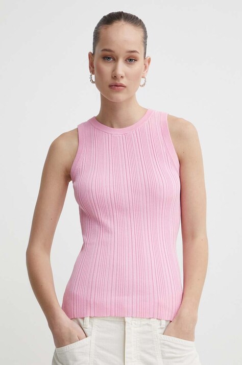 HUGO top femei, culoarea roz 50514301