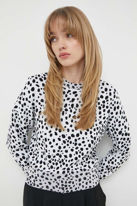 Moschino Jeans maglione donna colore bianco