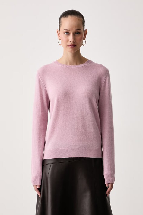 United Colors of Benetton Sweter damski wełniany różowy 1002D1K01