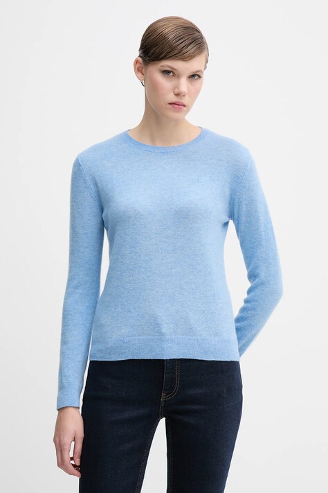 United Colors of Benetton sweter wełniany damski kolor niebieski lekki 1002D1K01
