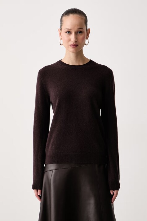 United Colors of Benetton Sweter damski wełniany brązowy 1002D1K01