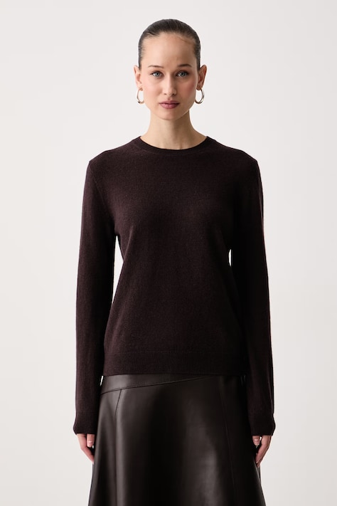 United Colors of Benetton Sweter damski wełniany brązowy 1002D1K01