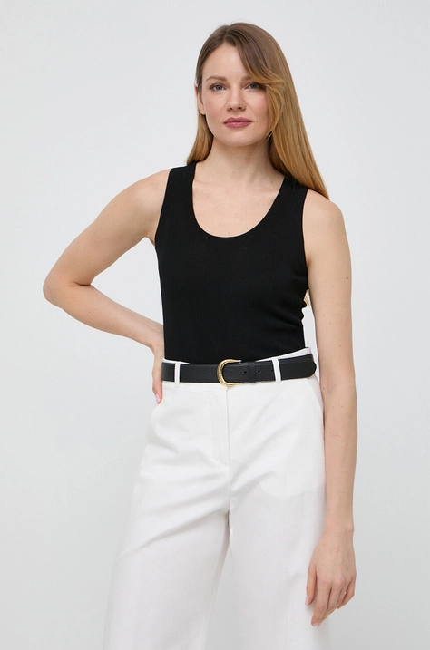 Weekend Max Mara top damski kolor czarny 2415361022600