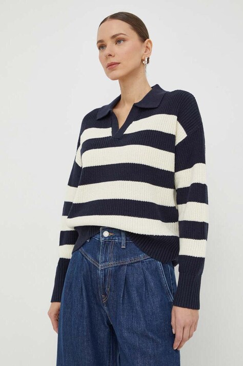 Πουλόβερ Levi's χρώμα: ναυτικό μπλε