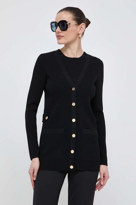 MICHAEL Michael Kors cardigan femei, culoarea negru, light