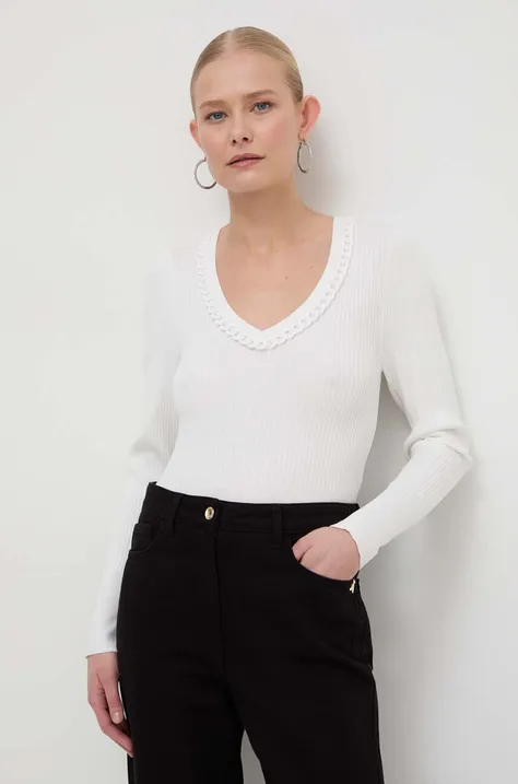 Morgan maglione donna colore bianco