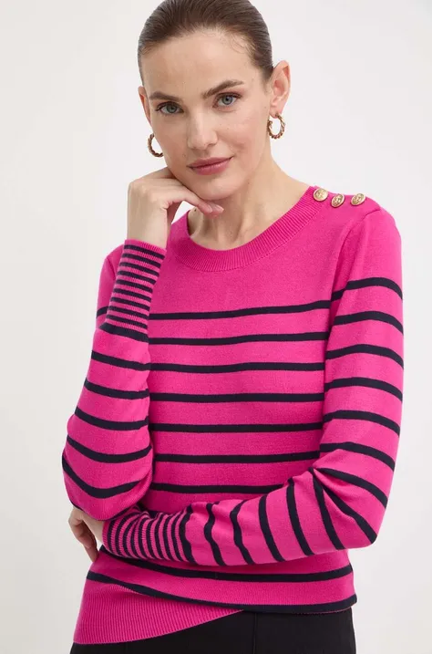 Pulover Morgan MTERA za žene, boja: ružičasta, lagani, MTERA